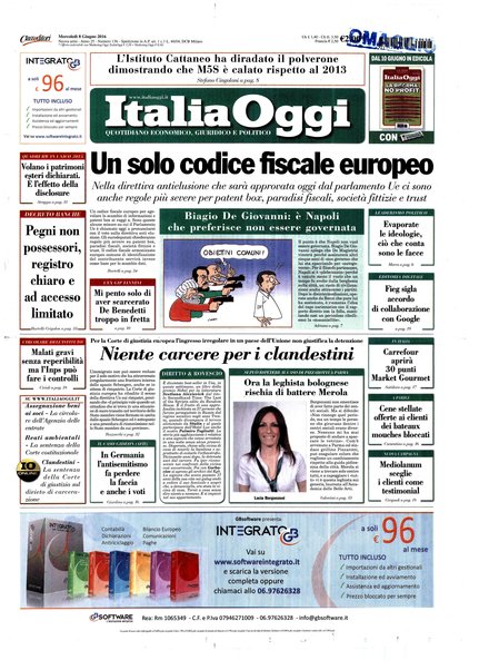 Italia oggi : quotidiano di economia finanza e politica